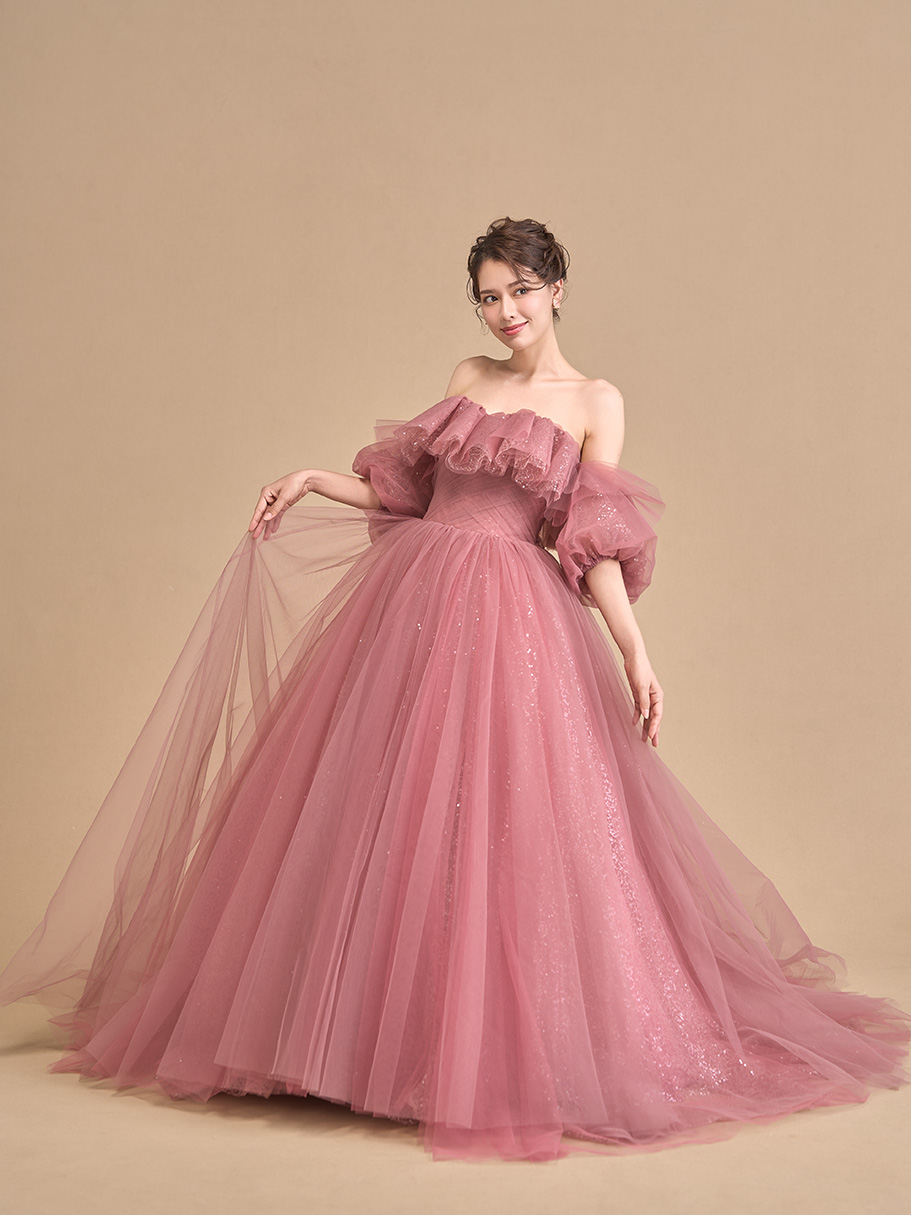 Ref.7262(PINK)、7264(BEIGE) COLOR DRESS（カラードレス