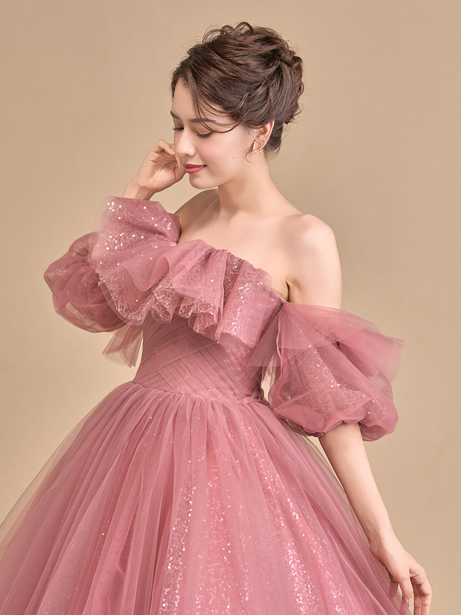 Ref.7262(PINK)、7264(BEIGE) COLOR DRESS（カラードレス