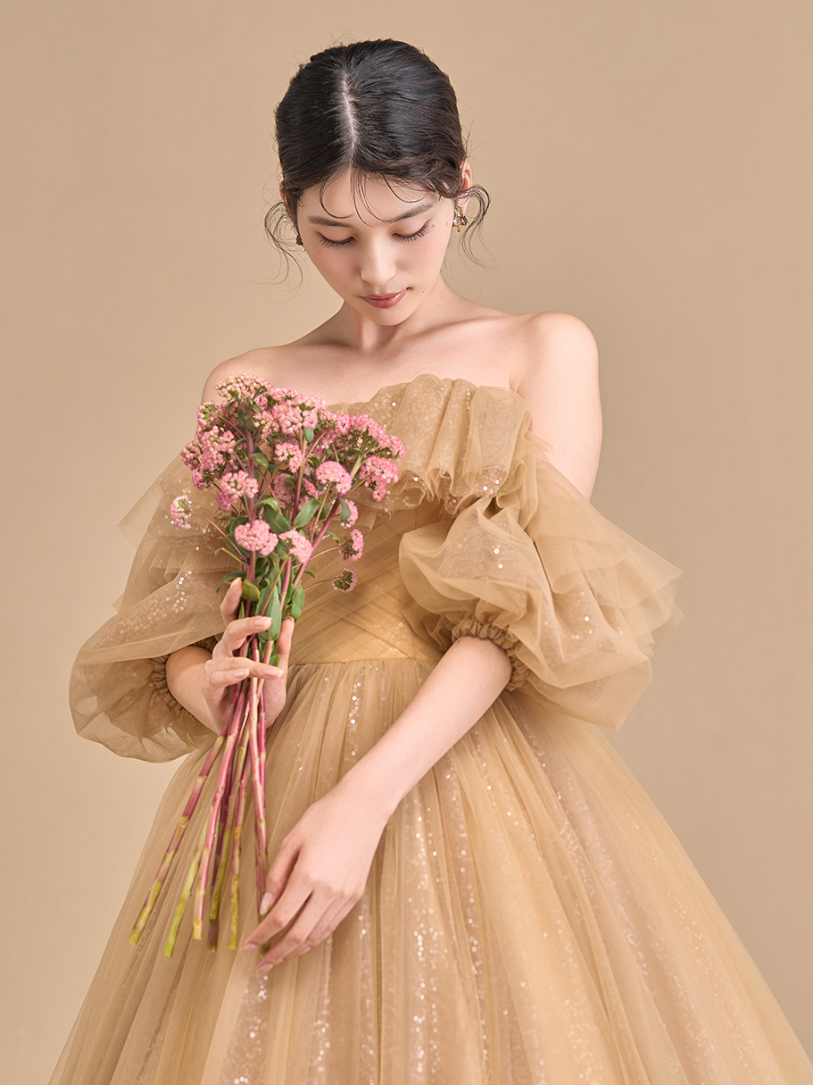 Ref.7262(PINK)、7264(BEIGE) COLOR DRESS（カラードレス