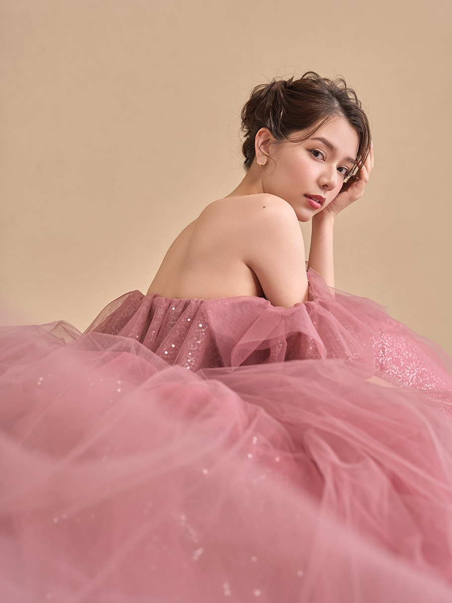 Ref.7262(PINK)、7264(BEIGE) COLOR DRESS（カラードレス
