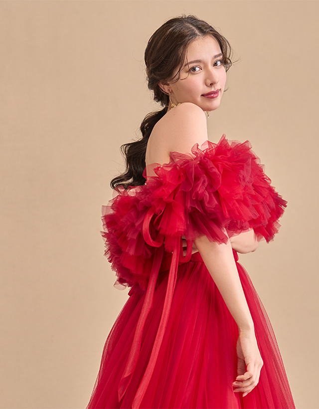 COLOR DRESS（カラードレス） Cielo RED - シエロ レッド -