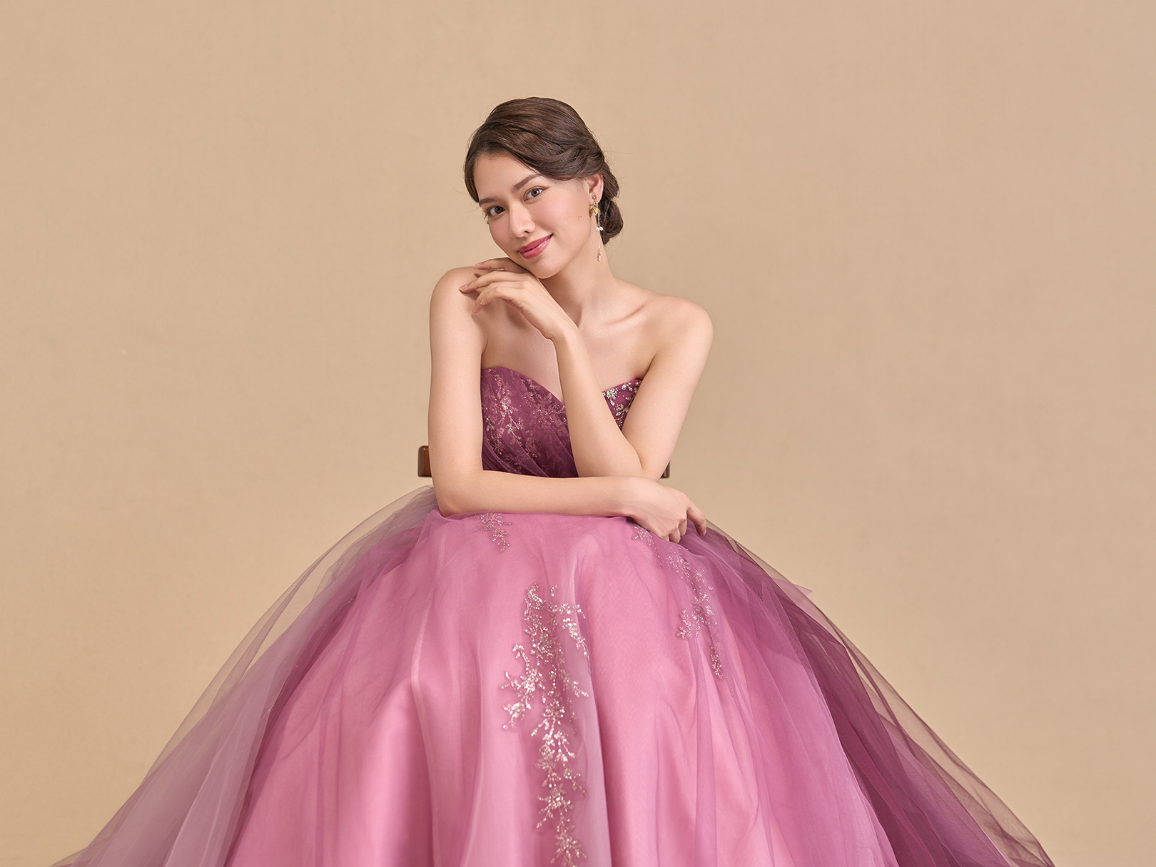 COLOR DRESS(カラードレス)Amie PINK - アミ ピンク -