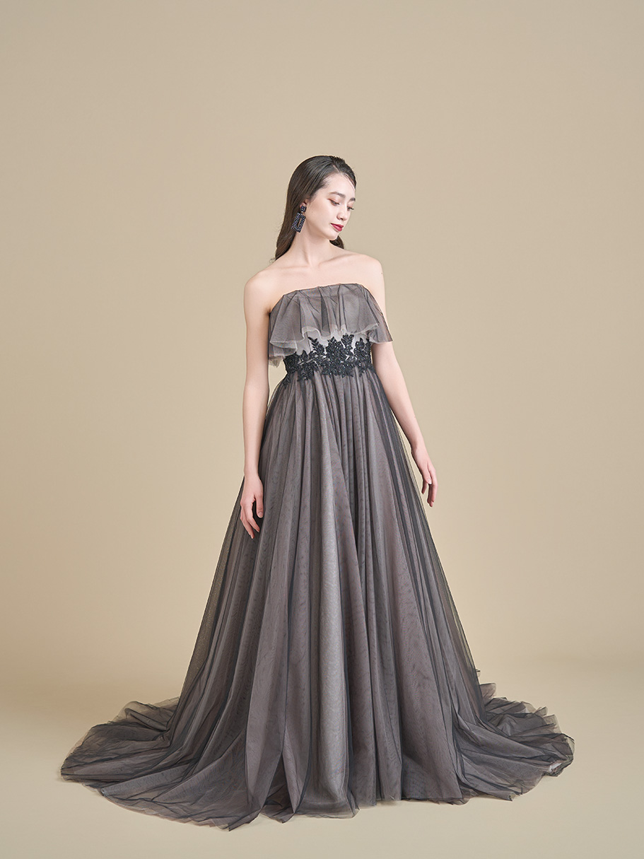 COLOR DRESS(カラードレス)Cygne - シーニュ(ブラック) -