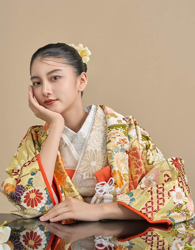 色打掛 Ref.5746 - 和装/白無垢・色打掛|ウエディングドレス・カラー 色打掛 Ref.5746 - 和装/白無垢・色打掛|ウエディングドレス・カラー