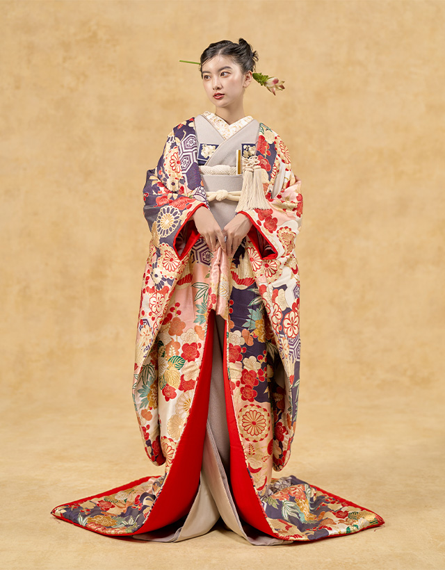 多色パッチワーク　イベント　和風ドレス　DECO JAPAN 5798-2.jpg