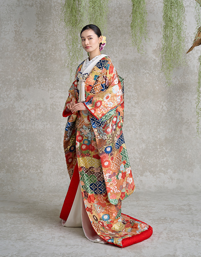 色打掛 能衣雲取七宝文