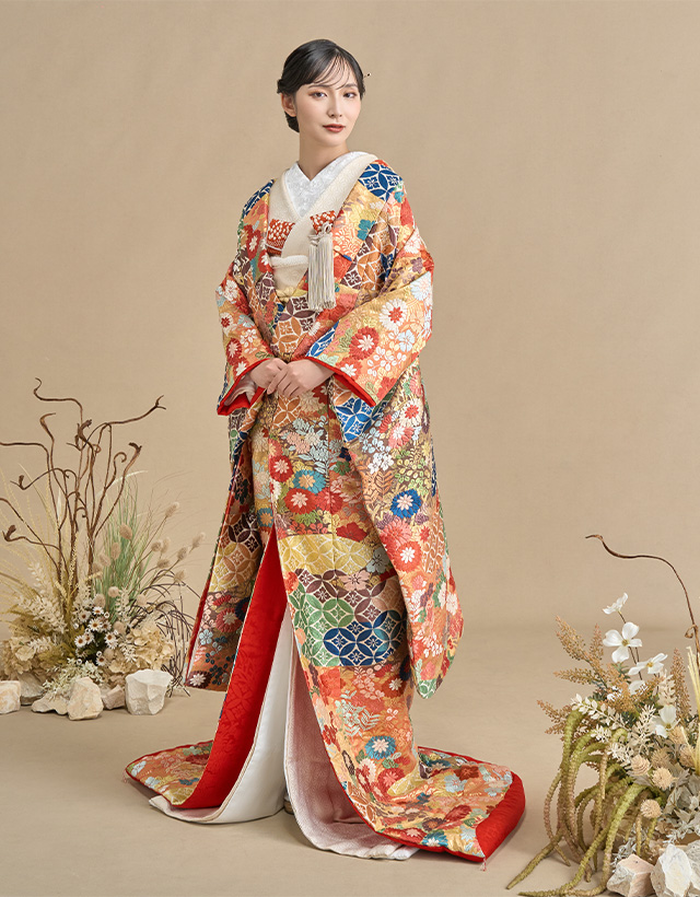 色打掛 能衣雲取七宝文