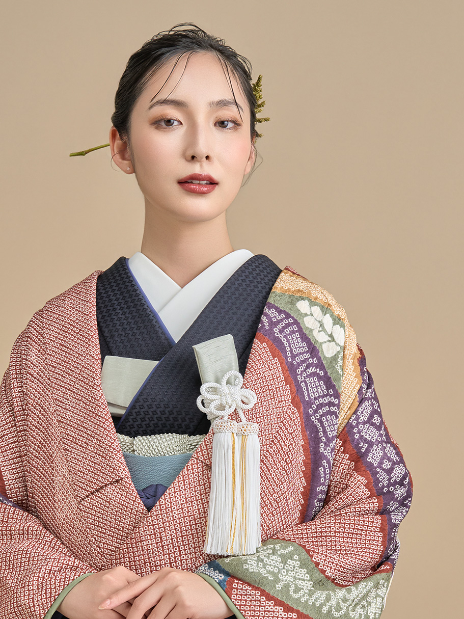 色打掛 熨斗目飛翔鶴(のしめひしょうかく)