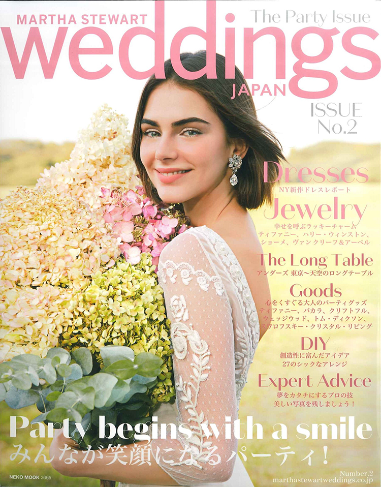 「MARTHA STEWART Weddings JAPAN」掲載
